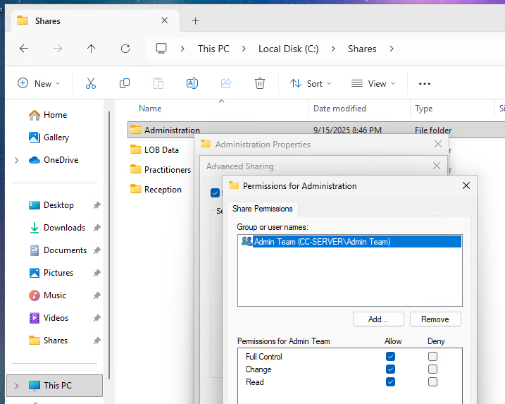 Assigning Permissions